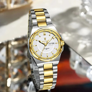 Montre à quartz pour femme POEDAGAR 796 de luxe, petit cadran de 32 mm, étanche 3 ATM, bracelet en acier inoxydable lumineux, montre-bracelet pour femme - Product Image 4
