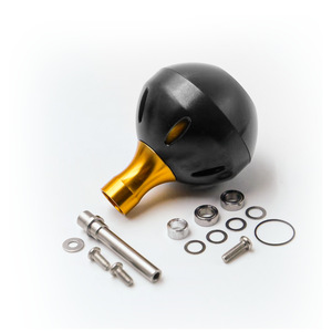 Bouton de réglage de puissance de 38 mm pour poignée de moulinet de pêche en aluminium percé Shimano Nexave - Product Image 1