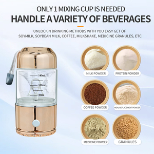 Mini brosse détachable caractéristique propre charge rapide anti-éclaboussures verre agitant tasse Drinkware produit - Product Image 2