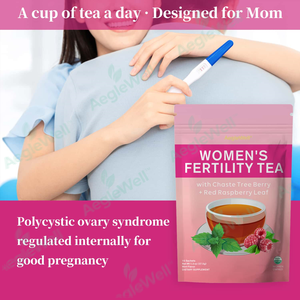 Marque privée Aeglewell Thé de fertilité Aeglewell à la feuille de framboise rouge biologique pour aider à la conception et à l'<span class=keywords><strong>ovulation</strong></span> - Product Image 5