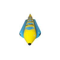 Jouets aquatiques gonflables amusants, bateau banane gonflable pour adultes, jeux de parc aquatique gonflables à vendre