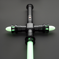 Sabres laser Nexussabers Crossguard RGB avec protection Baselit, Soundboard, charge rapide, lame à changement de couleur infini et haut-parleur basse fréquence