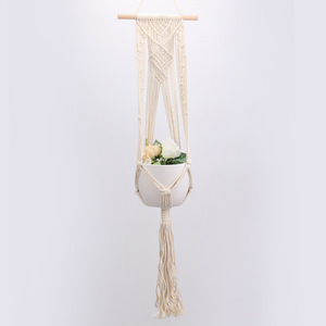 DREA Set di Supporti per Piante in Macramè <span class=keywords><strong>da</strong></span> <span class=keywords><strong>Parete</strong></span>, Appendini per Piante in Macramè - Product Image 6