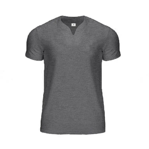 Summer Small V-Neck Fashion Black Pure Cotton Sports T-Shirt Casual Fashionable Breathable Blank Training plain t shirt - Product Image 5