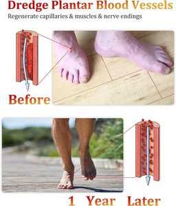 Zapatos para caminar de alta calidad, masajeador de adoquines de acupuntura, zapatillas de masaje para pies, masajeador de terapia de acupuntura para reflexología de pies - Product Image 2