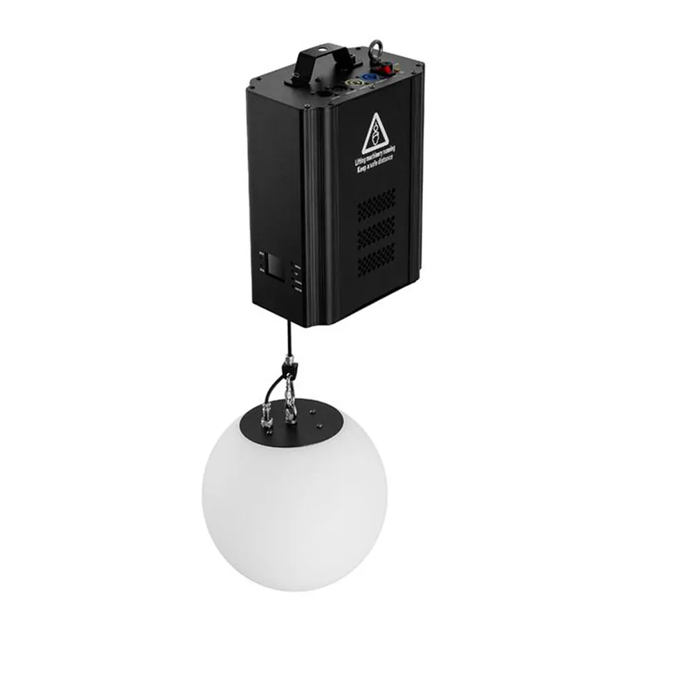 Bola de elevação led cinética rgbw, sistema rgbw, esfera 3d, decoração mágica, bola de elevação, luz cinética