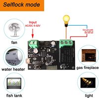 1-canal WiFi sans fil-Module de commutation de relais-contrôleur intelligent momentané, DC 7-32V DIY télécommande porte de Garage