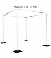 Topfinger – kit de pipe et de drapé pour mariage, conception de mandap, auvent de tente chuppah pour décoration de fond d'événements de mariage, vente en gros