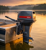 Mesin Kapal Profesional 2-Tak 40HP Pilihan Poros Panjang dan Pendek Kompatibel dengan Model Yamaha ENDURO