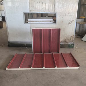 ألواح فولاذية مموجة من البولي يوريثان 50-من البولي يوريثين المعزول Eps Pir ، ألواح حائط معدنية خارجية - Product Image 5