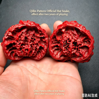 Lion de Zouoshandiao en noyer chinois de collection, naturel, pour exercices manuels, en vrac, OEM, qualité supérieure