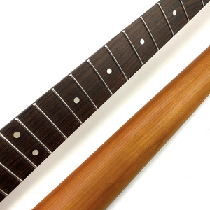 Manico per Chitarra Mancino in Acero Tostato 22 Tasti Finitura Satinata 25.5 Stile ST di Ricambio per Kit Chitarra Elettrica Fai-da-te - Product Image 5