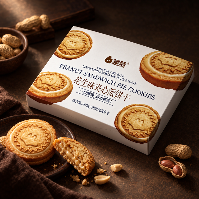 Factory Direct Customized Chocolate Flavor Samurai Shield Biscuits for Supermarket Bulk Purchase