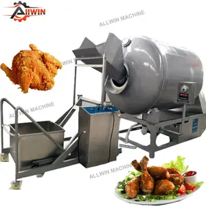 Industrial SS304 vacuum roll kneading meat machine beef mutton pork meat processing marinating machine
