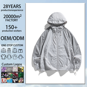 Clothing Wholesale OEM/ODM Outdoor Fishing Suit Quick Drying Unisex Jacket Hoodie Long Sleeved Color Blocked Sun Protection 100%
