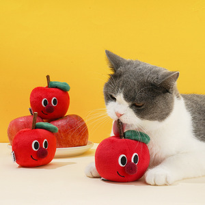 Juguetes para mascotas resistentes a arañazos y limpieza de dientes con temática de manzana - Product Image 2