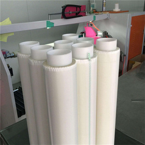 Ruban en tissu de verre haute température 500mmx50m, adhésif silicone blanc, épaisseur 0,18mm, résistance 200°C, rouleau enroulé - Product Image 1