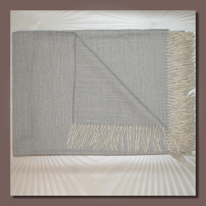 Royal-Babyalpaka Coperta da Vivere SARGA EXTRA, Colore: grigio chiaro/argento - Product Image 1