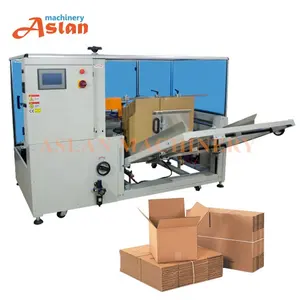 Automatic carton box opening sealing machine box unpacking machine food carton unpacker erector machine