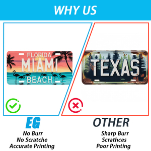 Tùy chỉnh thiết kế logo dập nổi USA Kích thước nhôm trang trí xe tấm giấy phép tấm tùy chỉnh lưu niệm tấm - Product Image 2