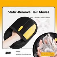 Brosse double face en polyester pour enlever les poils de chat, outil de démêlage, brosse à poils de chien, gants de retrait des poils d'animaux