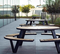 Banc en acier de fonte de conception moderne usine de la Chine vente en gros pour le mobilier d'extérieur Patio Park Mall utilisation OEM/ODM banc de jardin