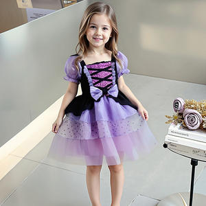 Enfants Halloween diable princesse Kuromi Costume robe enfant en bas âge filles robe de fête d'anniversaire - Product Image 1