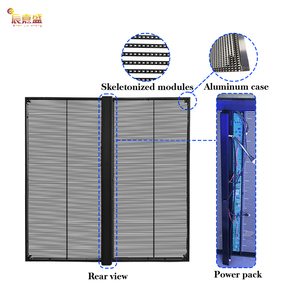 Trong nhà trong suốt Màn hình <span class=keywords><strong>LED</strong></span> độ sáng cao <span class=keywords><strong>SMD</strong></span> P3.9-7.8 đầy đủ màu sắc video tường Màn hình hiển thị lưới cho quảng cáo - Product Image 2