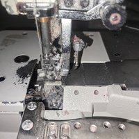 Machine à coudre automatique à cinq fils et cinq aiguilles Pegasus W500 d'occasion avec moteur, composant principal, 6000 points/min, épaisseur de 5 mm