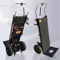 Chariot à main électrique robuste à roues pour monter les escaliers, type pneu, pour le transport de meubles et de matériaux de construction
