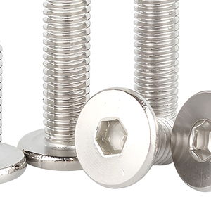 Vis personnalisées OEM en acier inoxydable, acier au carbone, vis à tête plate à six pans creux - Product Image 4