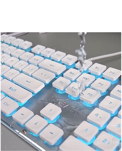 Teclado mecánico con cable EWEADN GX710S con retroiluminación RGB Interfaz USB de <span class=keywords><strong>104</strong></span> teclas Nuevo diseño para uso de oficina portátil - Product Image 4