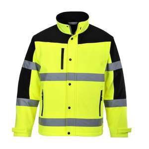 PORTWEST - S429YERXXXL Chaqueta amarilla Softshell de dos tonos (3L)-EAN 5036108194650 ROPA DE TRABAJO DE LA HI-VIS - Product Image 1