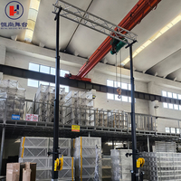Torre Elevadora Portátil de Acero de 6M con Capacidad de Carga de 250KG para Pantallas LED, Luces de Escenario, Altavoces Line Array y Estructuras de Truss
