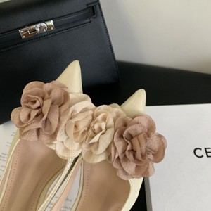 Zapatos de tacón con flores blancas, recién llegados, zapatos de boda para mujer, zapatos de plataforma de tacón alto para mujer, zapatos de vestir para fiesta - Product Image 5