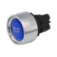 Interruptor de Botón de Arranque Momentáneo de Motor de 12V-24V con Indicador LED para Modificación de Automóviles