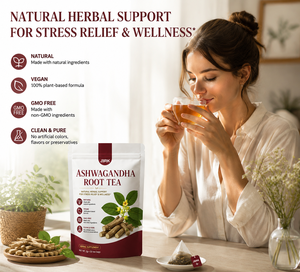 Bolsitas de Té de Raíz de Ashwagandha Orgánica Vegana Herbal de Marca Privada al por Mayor de Fábrica OEM ODM <span class=keywords><strong>para</strong></span> <span class=keywords><strong>Mejorar</strong></span> la Energía Masculina y el Apoyo Inmunológico - Product Image 3