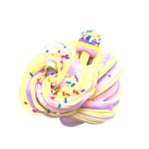 Slime de Colores Mezclados con Rodajas de Helado, Chispas, Perlas de Espuma, Dulces, Mantequilla, Slime Esponjoso para Aliviar el Estrés - Product Image 6