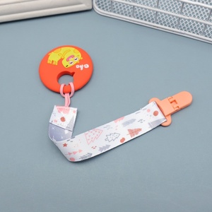 <span class=keywords><strong>Attache</strong></span>-tétine en PP à motif éléphant, chaîne réglable apaisante pour bébé, jouet de dentition créatif, clip anti-chute, transfrontalier - Product Image 3