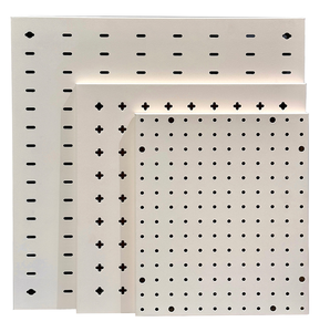 Kim Loại Màu Đen Bàn Núi Văn Phòng Tổ Chức Pegboard Kệ Với Hooks Tường Lưu Trữ Kim Loại Pegboard Tổ Chức - Product Image 5