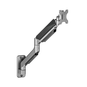 Support mural <span class=keywords><strong>pour</strong></span> écran d'ordinateur à <span class=keywords><strong>bras</strong></span> articulé réglable à mouvement complet personnalisé en usine avec ressort à gaz <span class=keywords><strong>pour</strong></span> écrans d'ordinateur de 17 à 35 pouces - Product Image 5