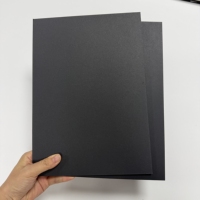 Feuilles de carton noir épais 250 g/m² |   Papier recyclé à revêtement rigide pour l'impression numérique artisanale |   Cadres photo à haute rigidité