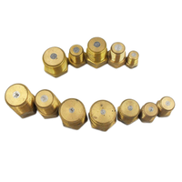 Bouchon de tuyau fusible en laiton pour réfrigération NPT 3/8\" 1/2\" Décompression Température 100 degrés