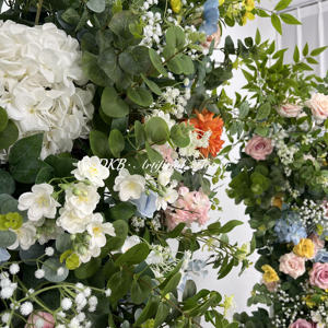 DKB FÁBRICA DE FLORES ARTIFICIALES Precios bajos al por mayor nueva flor de arco de flores de seda Premium para decoración de arco para boda - Product Image 4