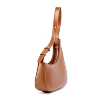 Sac à bandoulière en cuir véritable, styles rétro classiques, sur mesure, de luxe, demi-lune, fabricant OEM