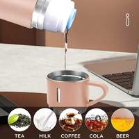 Cadeau de Noël, gobelets thermiques, sublimation sportive, thermos vierge, tasse à thé, tasse à café, gobelet en verre, bouteille d'eau pour boissons chaudes et froides