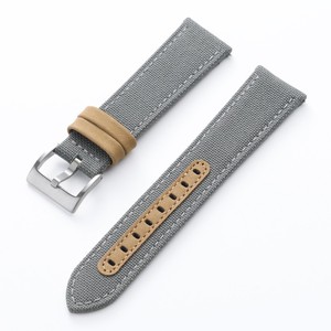 <span class=keywords><strong>Bracelet</strong></span> de montre en cuir et nylon 20 mm 22 mm à libération rapide, respirant, sportif, compatible avec les montres connectées - Product Image 6