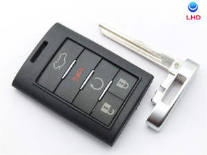 4 botones Keyless Entry Remote Car Key Fob Case 2008 2009 2010 2011 2012 2015 <span class=keywords><strong>Cadillac</strong></span> CTS STS - Product Image 2