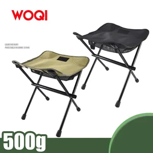 Woqi sedia pieghevole in alluminio personalizzata portatile mazar leggero compatto campeggio barbecue pesca sgabello da disegno transfrontaliero