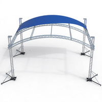 Estructura de Armadura de Techo Arqueada de Aluminio para Sistemas de Iluminación de Escenarios